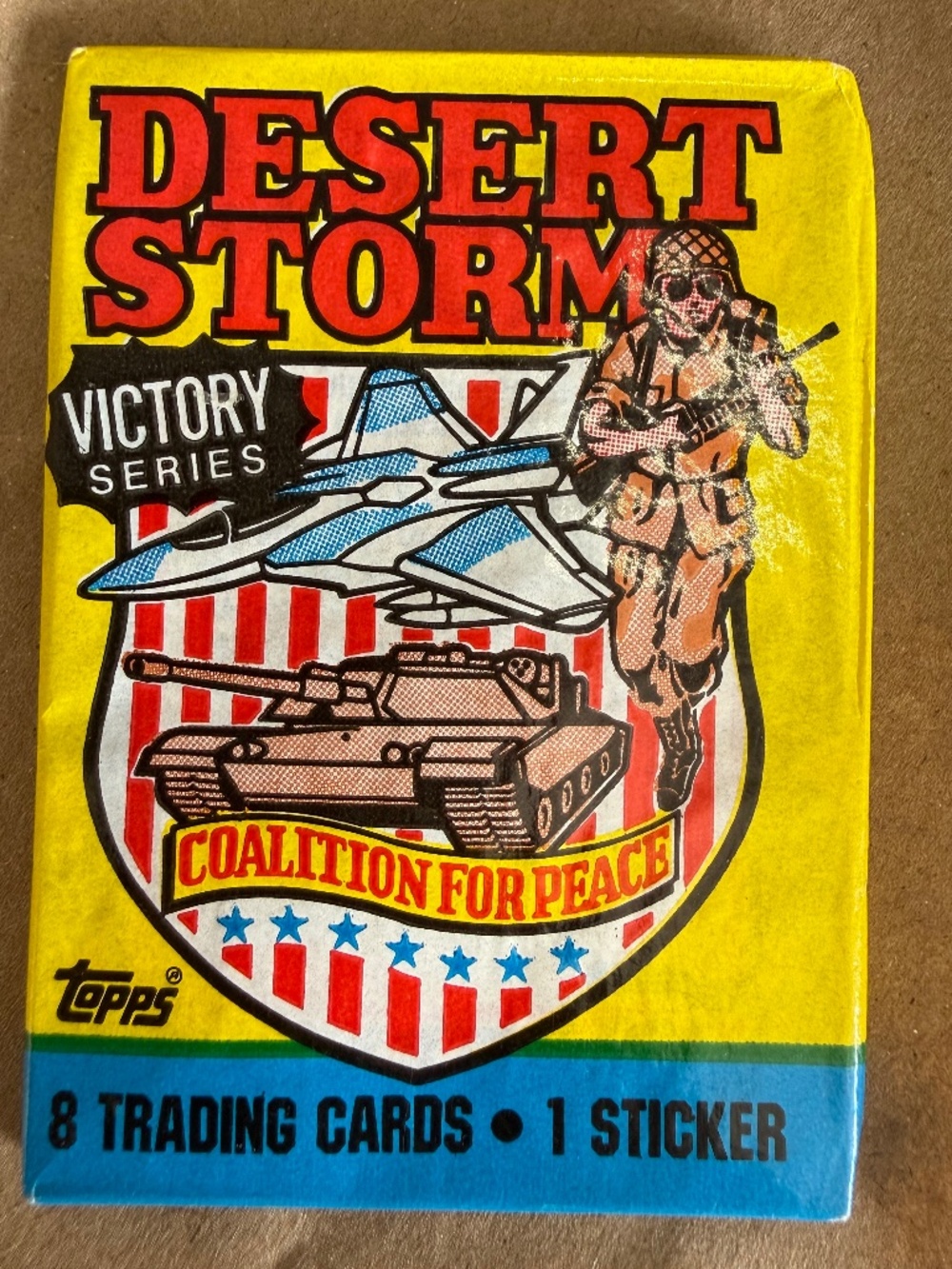 1991 Topps Desert Storm Victory Series trading card pack